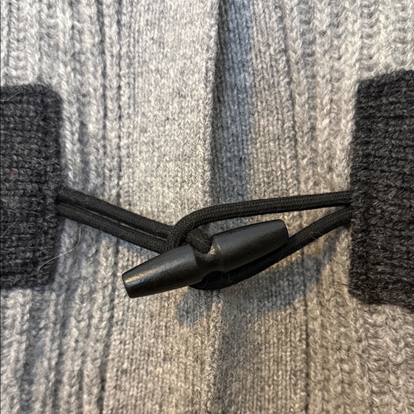 Gray Knit Toggle Cardigan - Picture 2 of 5